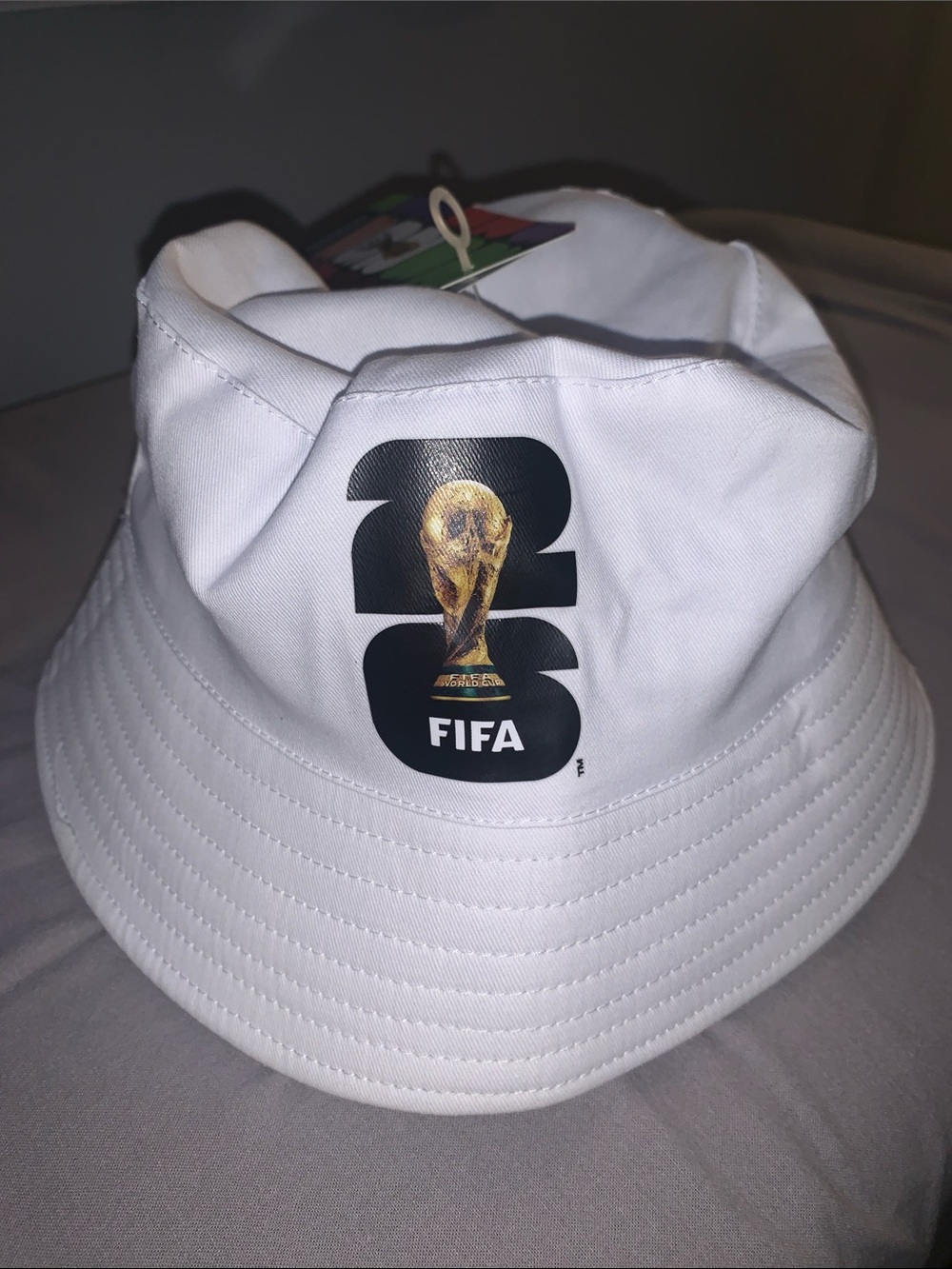 🆕- OFFICIAL FIFA  White FIFA World Cup 2026 Bucket Hat